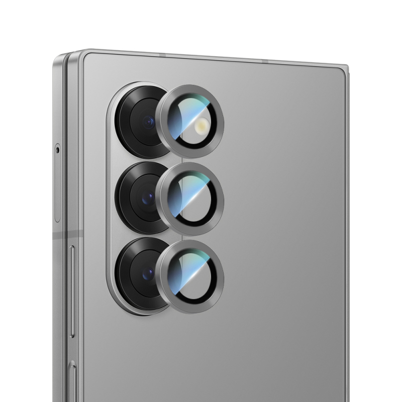 Galaxy Z Fold 6 CaseWorld Alloy Serisi Oleofobik Anti Reflective Kamera Lens Koruyucu - 5