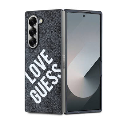 Galaxy Z Fold 6 Kılıf Guess Orjinal Lisanslı Love Guess Printing Kapak - 1