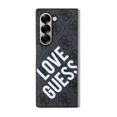 Galaxy Z Fold 6 Kılıf Guess Orjinal Lisanslı Love Guess Printing Kapak - 2