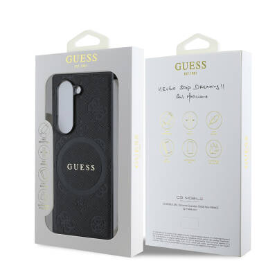 Galaxy Z Fold 6 Kılıf Guess Orjinal Lisanslı Saffiano Metal Logo Kapak - 7