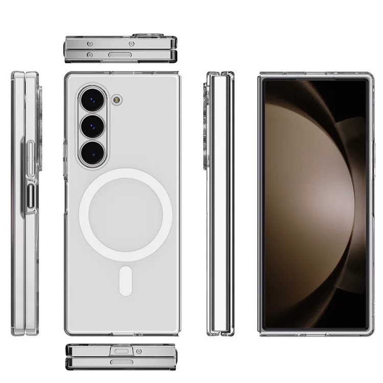 Galaxy Z Fold 6 Kılıf Kamera Korumalı M-safe Sert PC Zore Porto Kapak - 1