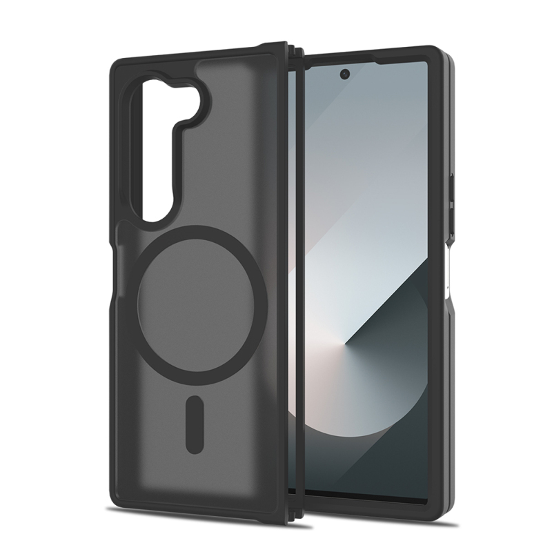 Galaxy Z Fold 6 Kılıf M-Safe Şarj Özellikli Kamera Korumalı Zore Lunex Kapak - 1