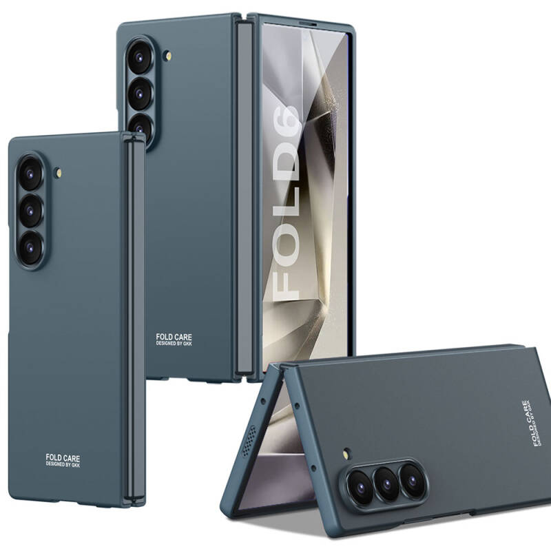 Galaxy Z Fold 6 Kılıf Zore Sert Kıpta Kapak - 4