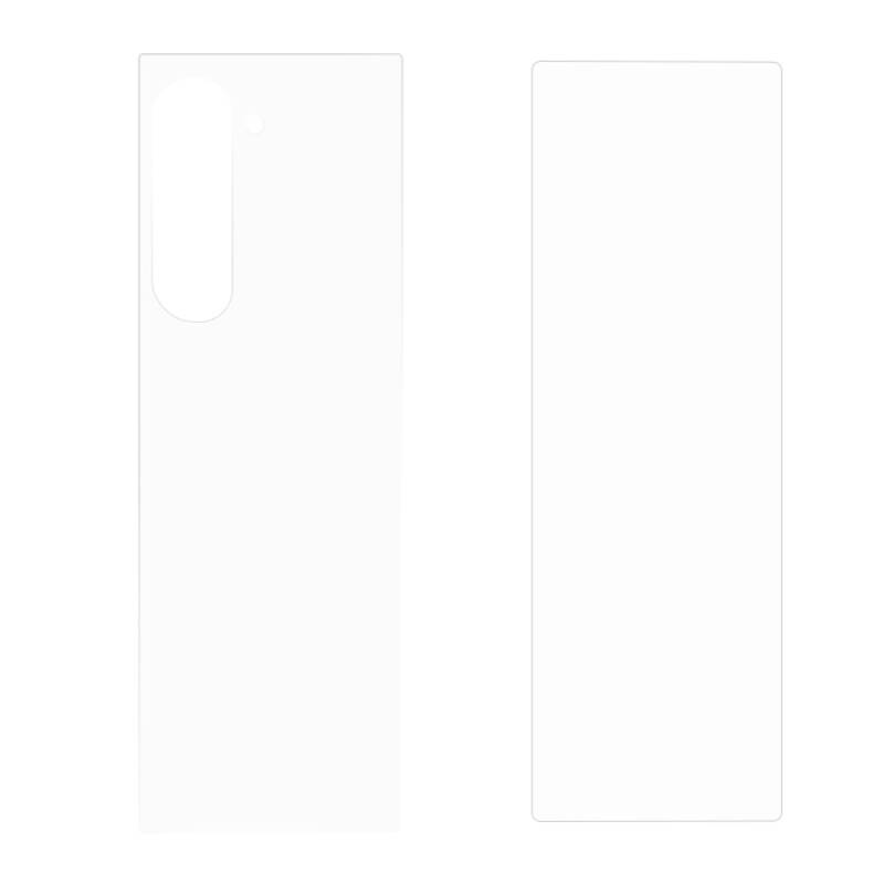 Galaxy Z Fold 6 Zore Etnaa 2in1 Glass Screen Protector - 3