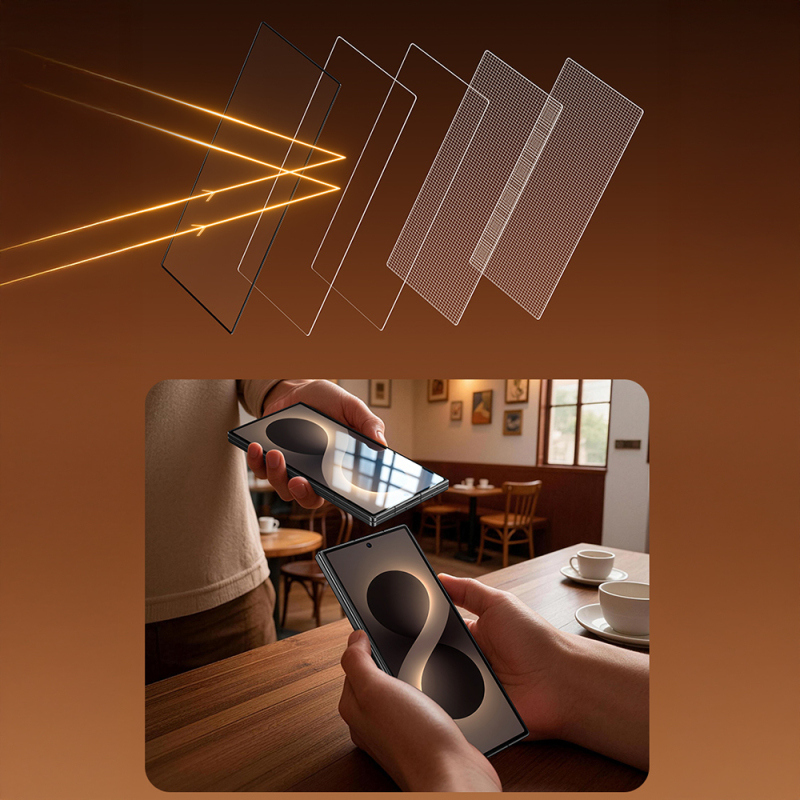 Galaxy Z Fold 7 Benks Glass Warrior AR Cam Ekran Koruyucu + Kolay Uygulama Aparatı - 5