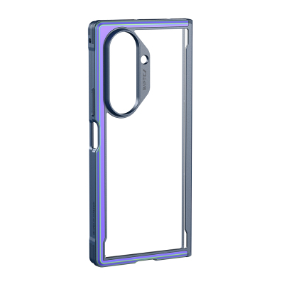 Galaxy Z Fold 7 Case M-Safe Charging Feature Airbag Raptic Shield Series Transparent Back Cover - 8