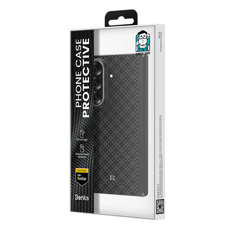 Galaxy Z Fold 7 Case M-Safe Charging Feature Benks ArmorAir ArmorGrid Series Kevlar Cover - 6