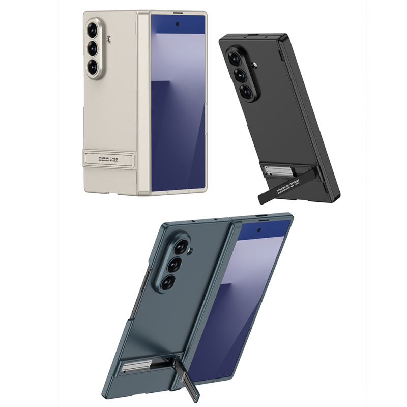 Galaxy Z Fold 7 Case Zore Kıpta Stand Cover - 7