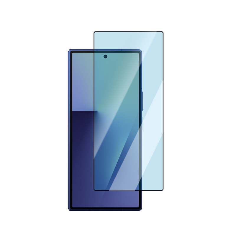 Galaxy Z Fold 7 CaseWorld Applicator Serisi 2.5D Eyesafe Mavi Işık Teknolojili 0.33mm Temperli Cam Ekran Koruyucu+ Uygulama Aparatı - 1