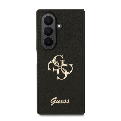 Galaxy Z Fold 7 Kılıf Guess Orjinal Lisanslı 4G Büyük Metal Logolu Glitter Kapak - 3