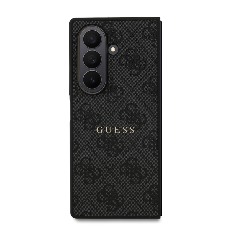Galaxy Z Fold 7 Kılıf Guess Orjinal Lisanslı M-safe Şarj Özellikli 4G Desen Yazı Logolu Kapak - 17