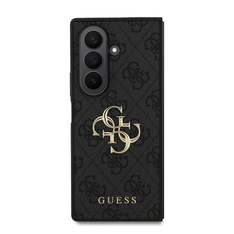Galaxy Z Fold 7 Kılıf Guess Orjinal Lisanslı PU Deri Büyük Metal Logo Dizaynlı Kapak - 12