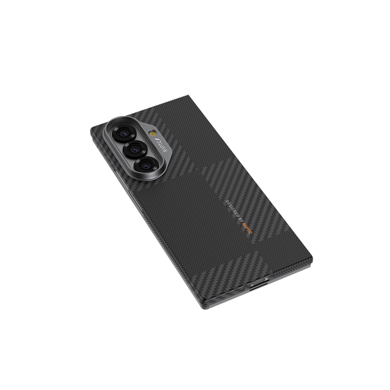 Galaxy Z Fold 7 Kılıf M-safe Şarj Özellikli 600D Metal Kamera Çerçeveli Raptic Aramid Fiber Geotik Serisi Kapak - 6