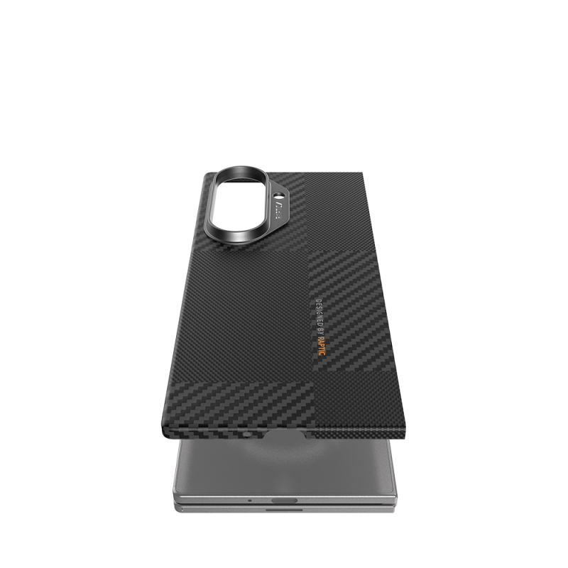 Galaxy Z Fold 7 Kılıf M-safe Şarj Özellikli 600D Metal Kamera Çerçeveli Raptic Aramid Fiber Geotik Serisi Kapak - 8