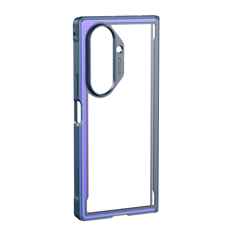 Galaxy Z Fold 7 Kılıf M-safe Şarj Özellikli Airbagli Raptic Shield Serisi Şeffaf Arka Yüzey Kapak - 8