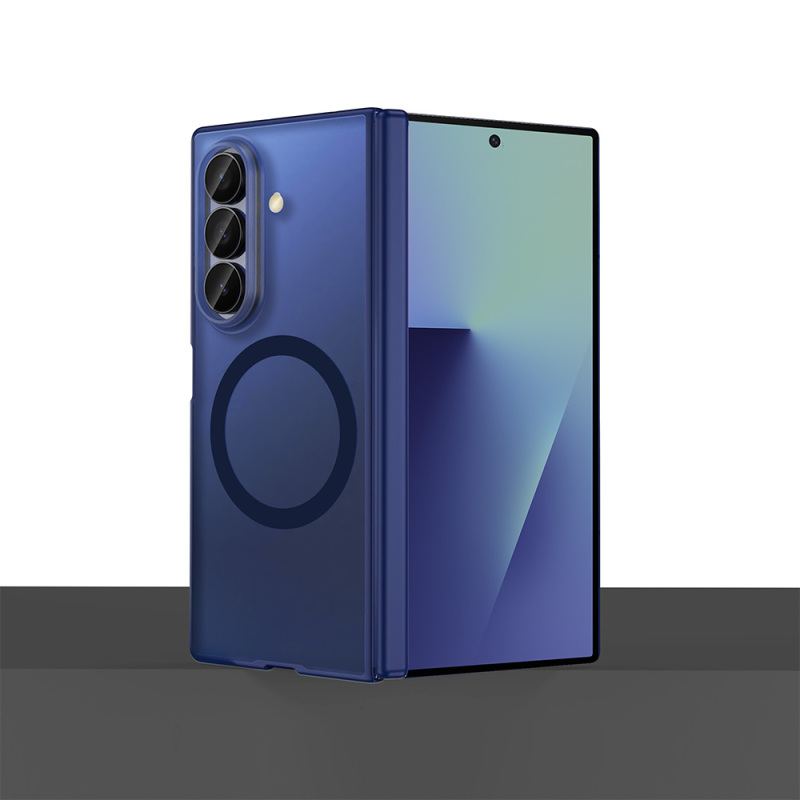 Galaxy Z Fold 7 Kılıf M-safe Şarj Özellikli Arkası Mat Sert PC Wlons Vena Kapak - 13