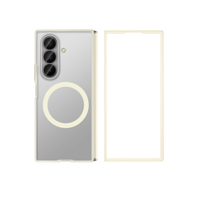 Galaxy Z Fold 7 Kılıf M-safe Şarj Özellikli Arkası Mat Sert PC Wlons Vena Kapak - 3