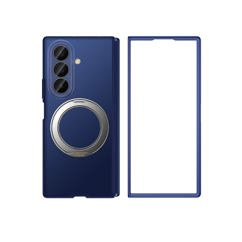 Galaxy Z Fold 7 Kılıf M-safe Şarj Özellikli Arkası Mat Sert PC Wlons Vena Standlı Kapak - 2