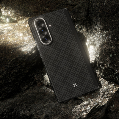 Galaxy Z Fold 7 Kılıf M-Safe Şarj Özellikli Benks ArmorAir ArmorGrid Serisi Kevlar Kapak - 16