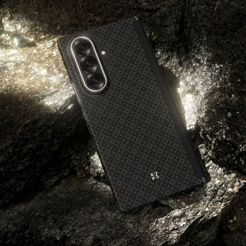 Galaxy Z Fold 7 Kılıf M-Safe Şarj Özellikli Benks ArmorAir ArmorGrid Serisi Kevlar Kapak - 16