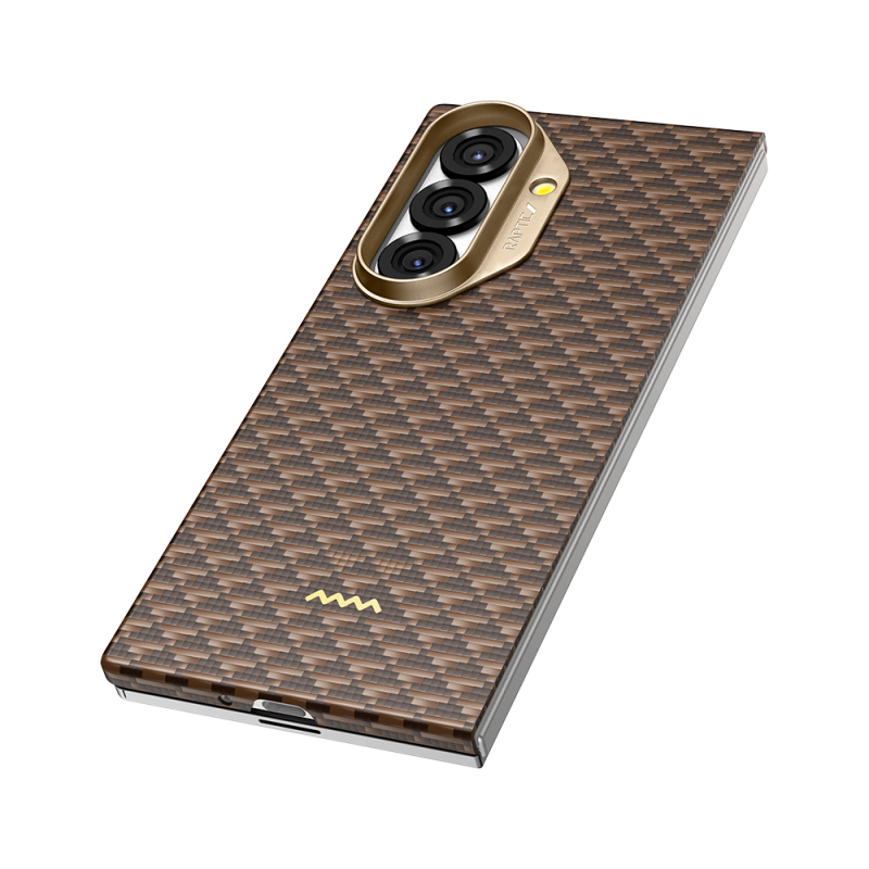 Galaxy Z Fold 7 Kılıf M-safe Şarj Özellikli Raptic Aramid Skin Origin Serisi Kapak - 5