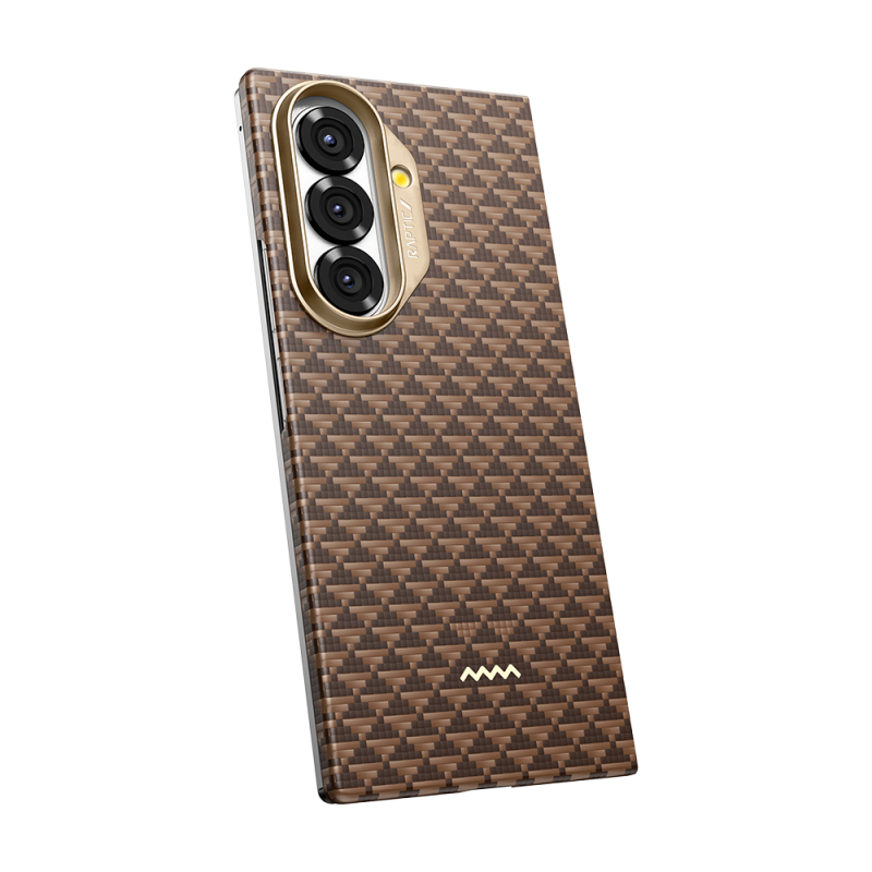 Galaxy Z Fold 7 Kılıf M-safe Şarj Özellikli Raptic Aramid Skin Origin Serisi Kapak - 6