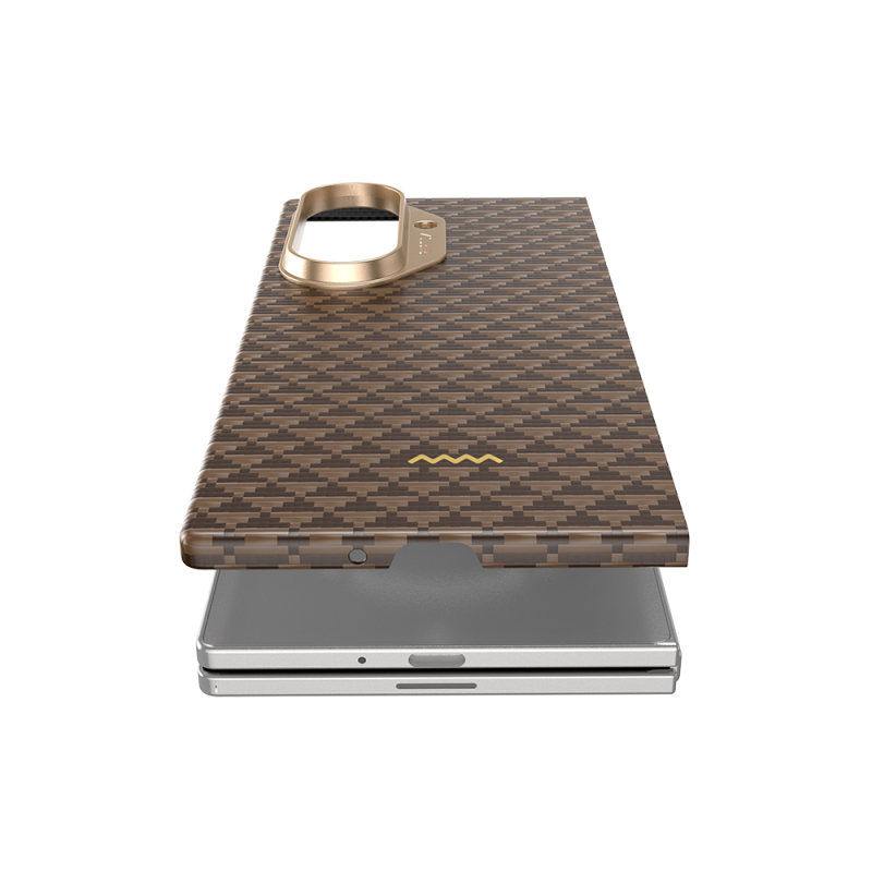 Galaxy Z Fold 7 Kılıf M-safe Şarj Özellikli Raptic Aramid Skin Origin Serisi Kapak - 9
