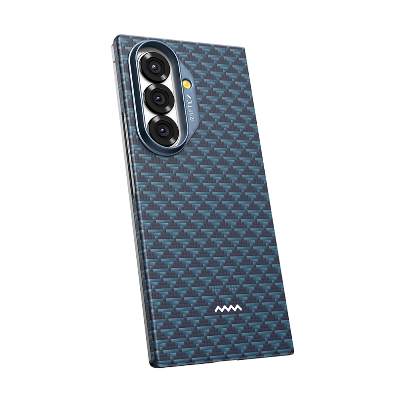 Galaxy Z Fold 7 Kılıf M-safe Şarj Özellikli Raptic Aramid Skin Origin Serisi Kapak - 14