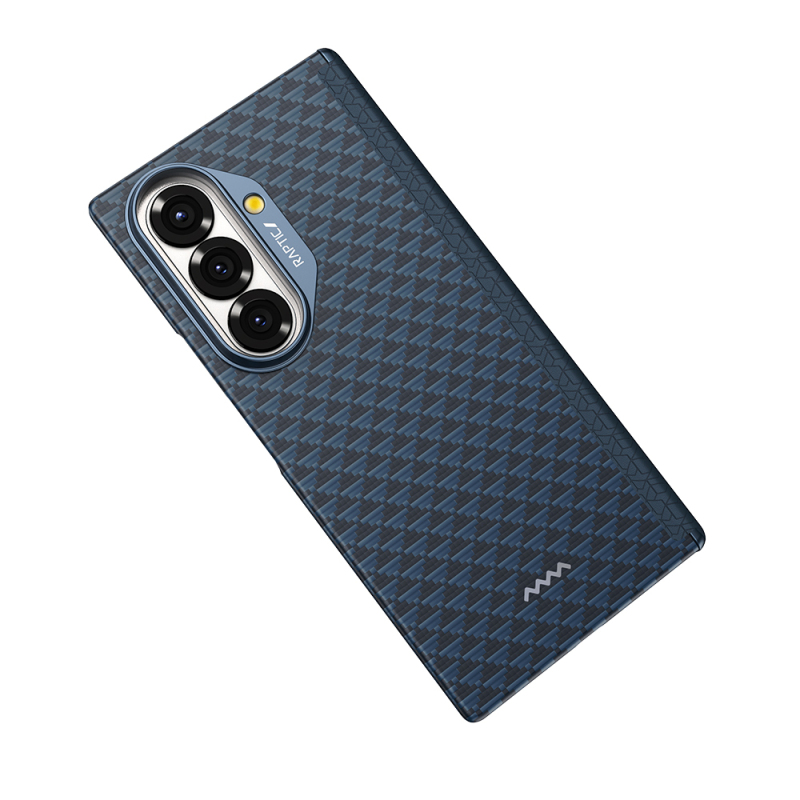 Galaxy Z Fold 7 Kılıf M-safe Şarj Özellikli Raptic Aramid Skin-Pro Profound Serisi Kapak - 6