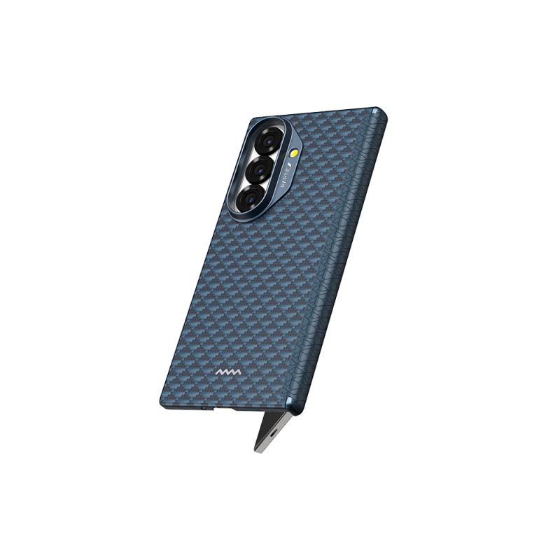 Galaxy Z Fold 7 Kılıf M-safe Şarj Özellikli Raptic Aramid Skin-Pro Profound Serisi Kapak - 7