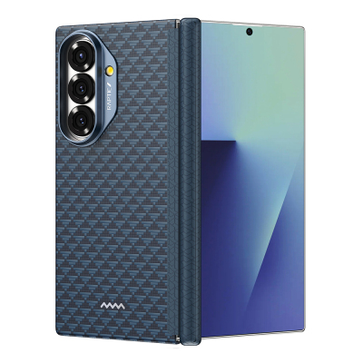 Galaxy Z Fold 7 Kılıf M-safe Şarj Özellikli Raptic Aramid Skin-Pro Profound Serisi Kapak - 9