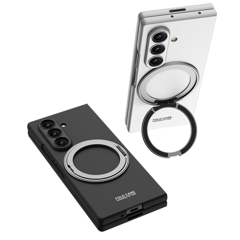 Galaxy Z Fold 7 Kılıf M-safe Şarj Özellikli Zore Kıpta Yüzüklü Kamera Korumalı Kapak - 5