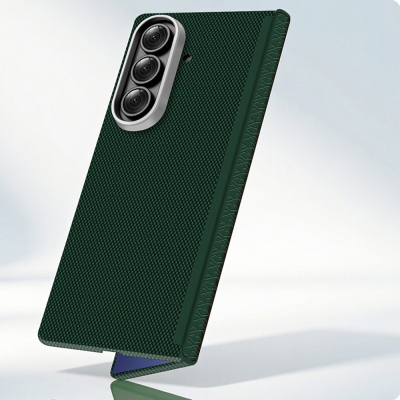 Galaxy Z Fold 7 Kılıf M-Safe Şarj Özellikli Zore Paris Zerre Sert PC Kapak - 6