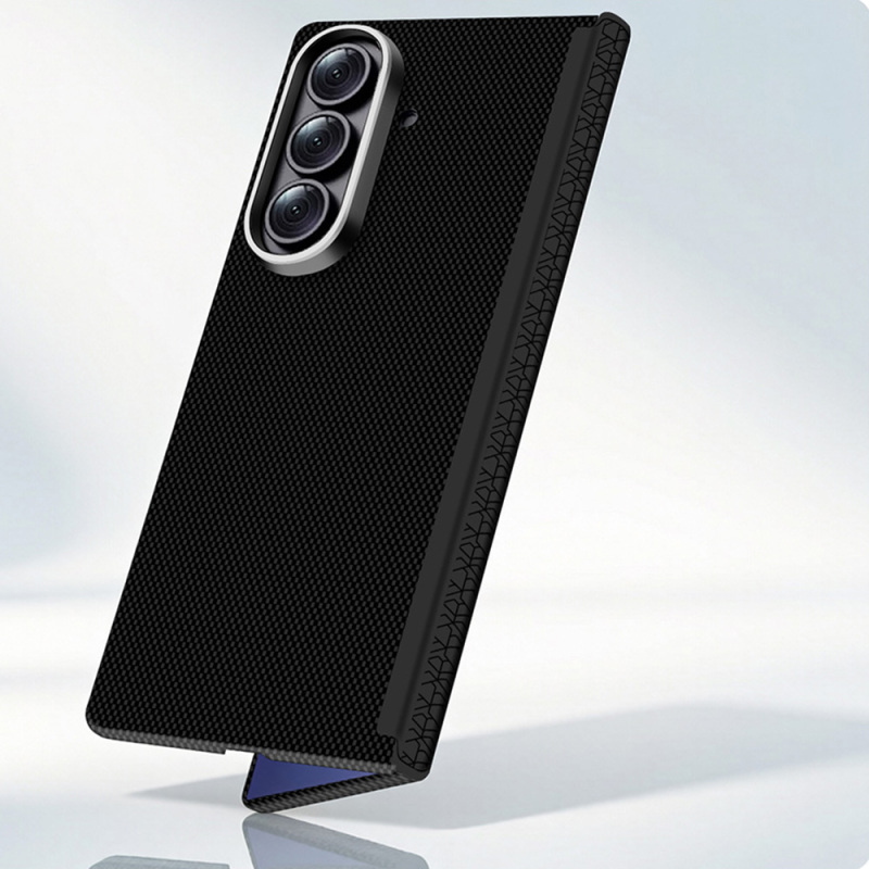 Galaxy Z Fold 7 Kılıf M-Safe Şarj Özellikli Zore Paris Zerre Sert PC Kapak - 8