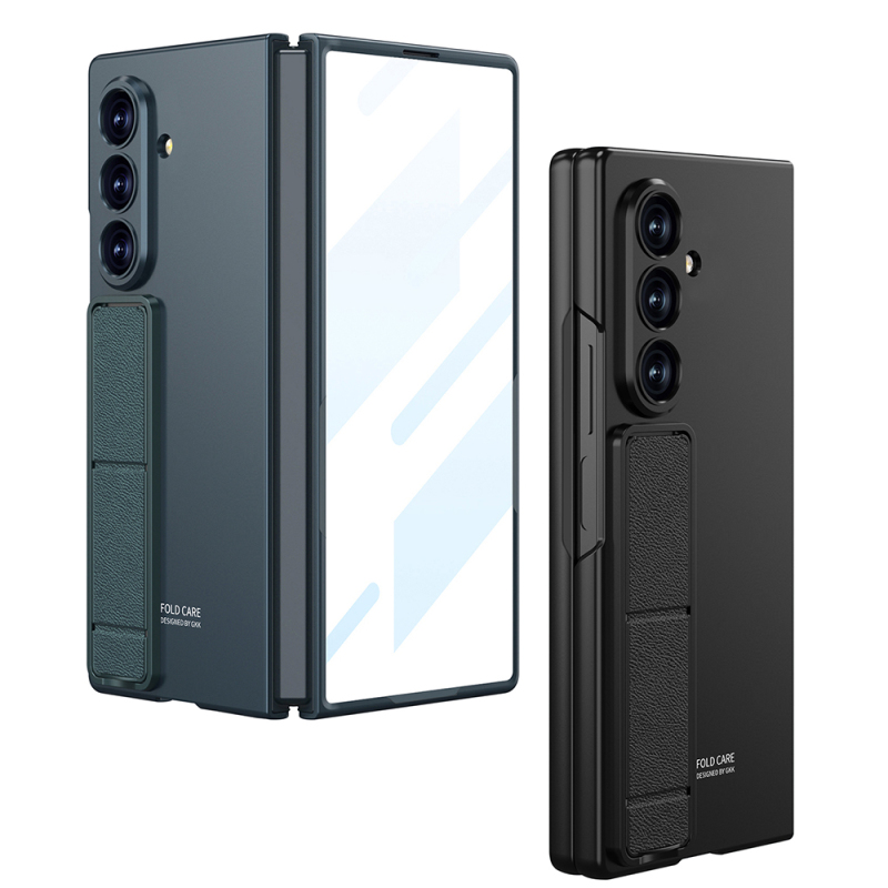 Galaxy Z Fold 7 Kılıf Standlı Zore Kıpta Qstand Kapak - 5