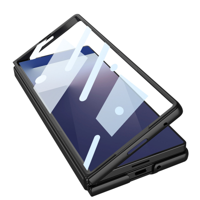 Galaxy Z Fold 7 Kılıf Standlı Zore Kıpta Qstand Kapak - 4