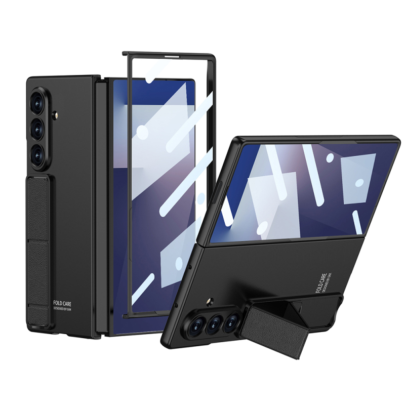 Galaxy Z Fold 7 Kılıf Standlı Zore Kıpta Qstand Kapak - 2