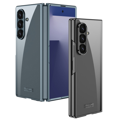 Galaxy Z Fold 7 Kılıf Zore Full Camlı Kıpta Kapak - 5