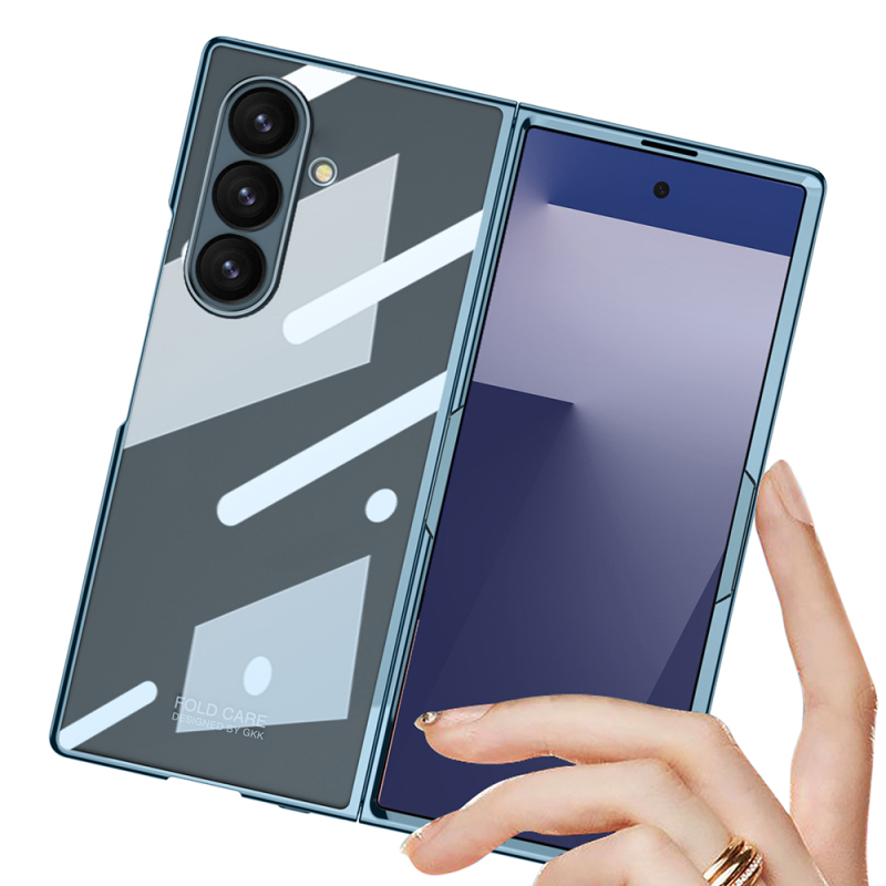Galaxy Z Fold 7 Kılıf Zore Full Camlı Kıpta Kapak - 8