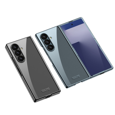 Galaxy Z Fold 7 Kılıf Zore Full Camlı Kıpta Kapak - 9