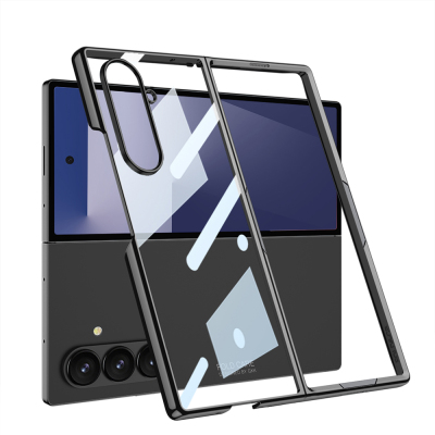 Galaxy Z Fold 7 Kılıf Zore Full Camlı Kıpta Kapak - 5