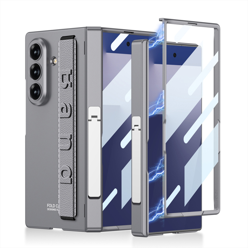 Galaxy Z Fold 7 Kılıf Zore Kıpta KPT-01 Standlı Kapak - 2