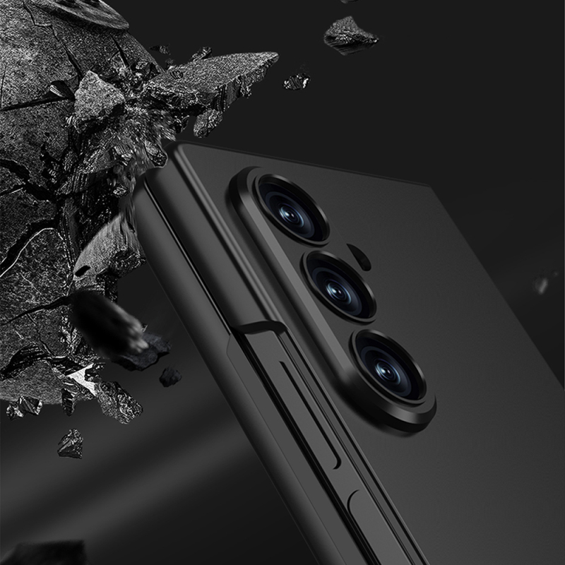 Galaxy Z Fold 7 Kılıf Zore Sert Kıpta Kapak - 7