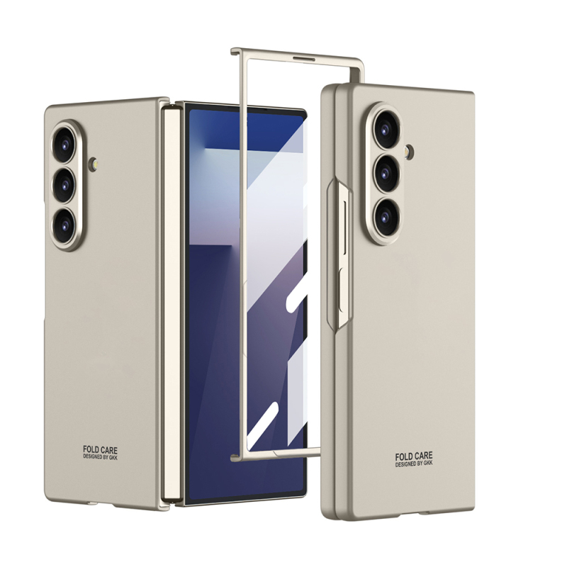 Galaxy Z Fold 7 Kılıf Zore Sert Kıpta Kapak - 4