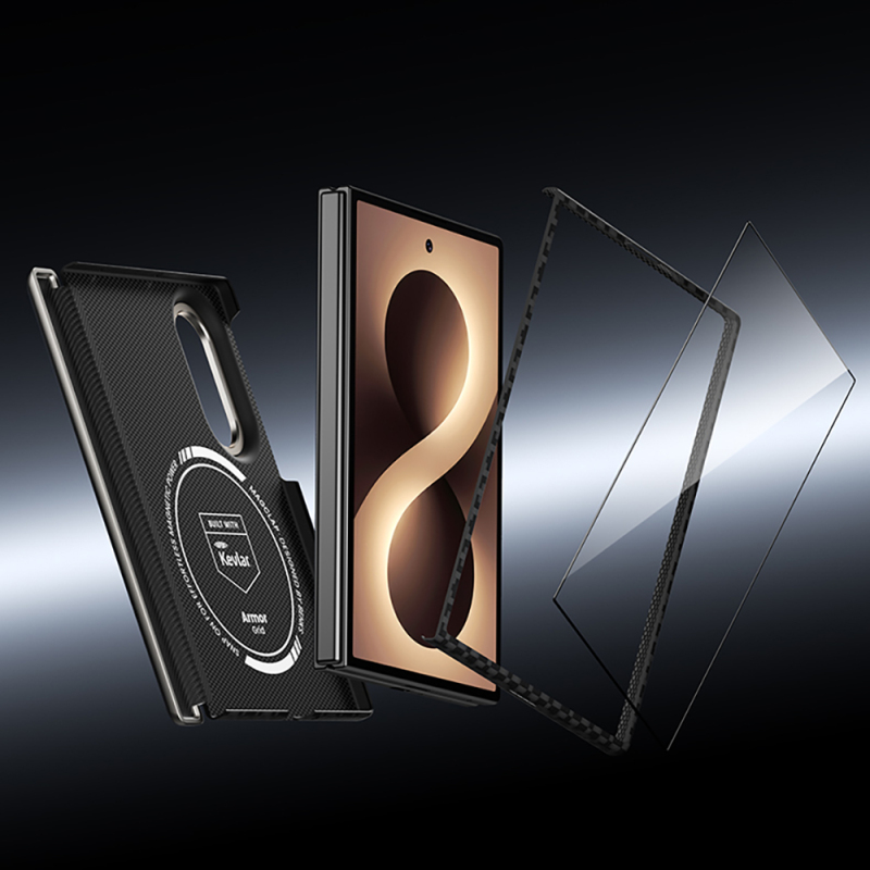 Galaxy Z Fold 8 Benks ArmorAir ArmorGrid Grand Combo Üçlü Aksesuar Seti (Ön Arka Kevlar Karbon Kapak + Ekran Koruyucu) - 3