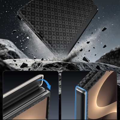 Galaxy Z Fold 8 Benks ArmorAir ArmorGrid Grand Combo Üçlü Aksesuar Seti (Ön Arka Kevlar Karbon Kapak + Ekran Koruyucu) - 6