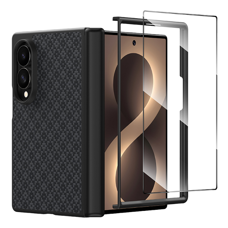 Galaxy Z Fold 8 Benks ArmorPro ArmorGrid Grand Combo Üçlü Aksesuar Seti (Ön Arka Kevlar Karbon Kapak + Ekran Koruyucu) - 1