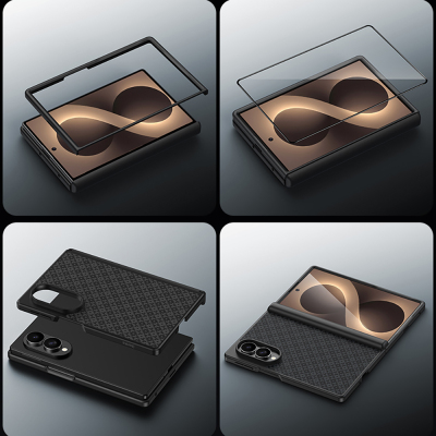 Galaxy Z Fold 8 Benks ArmorPro ArmorGrid Grand Combo Üçlü Aksesuar Seti (Ön Arka Kevlar Karbon Kapak + Ekran Koruyucu) - 11