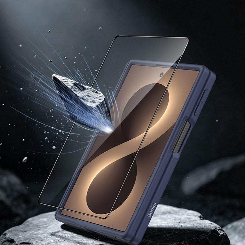 Galaxy Z Fold 8 Benks ArmorPro ArmorGrid Grand Combo Üçlü Aksesuar Seti (Ön Arka Kevlar Karbon Kapak + Ekran Koruyucu) - 22