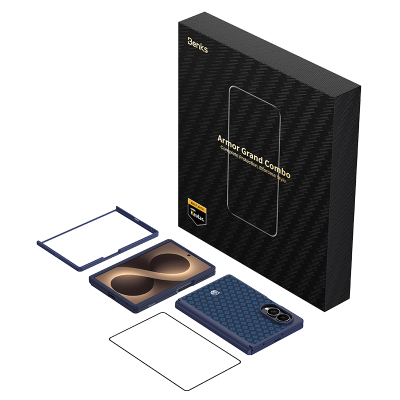Galaxy Z Fold 8 Benks ArmorPro ArmorGrid Grand Combo Üçlü Aksesuar Seti (Ön Arka Kevlar Karbon Kapak + Ekran Koruyucu) - 26